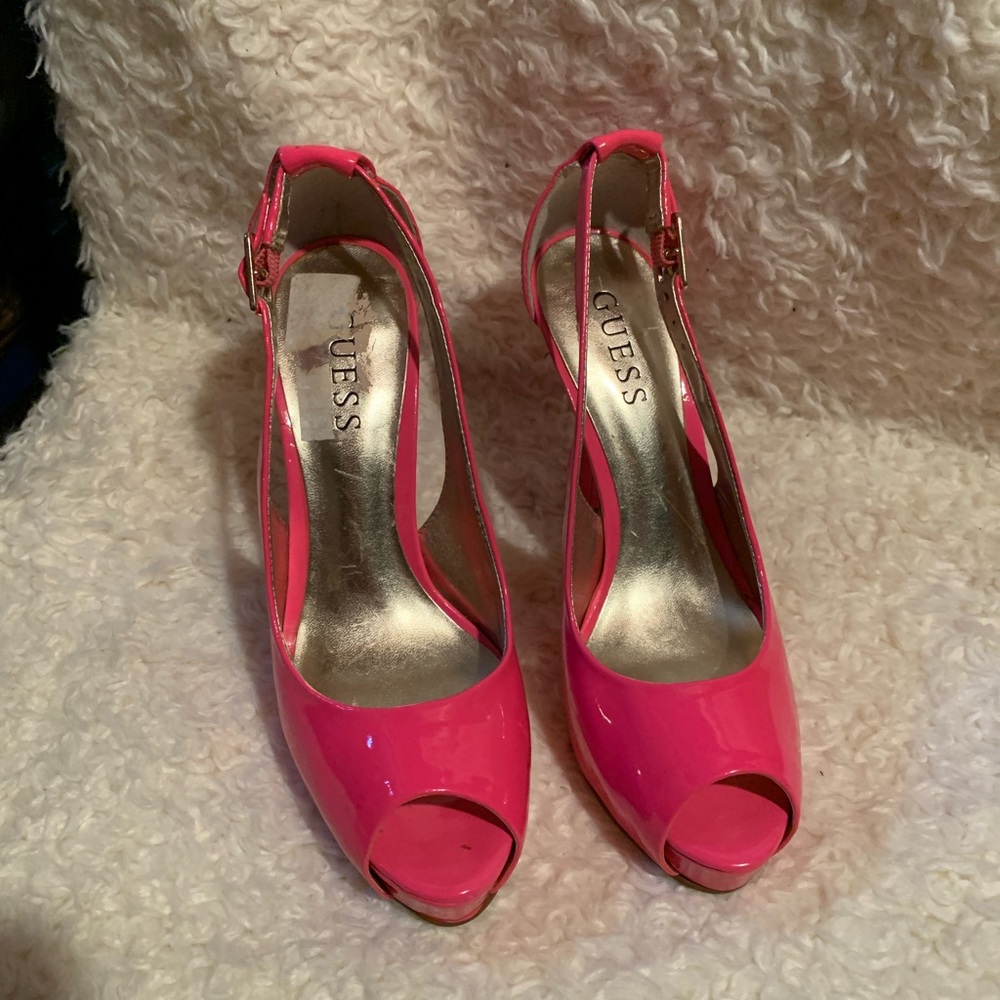 Guess Hot Pink heels